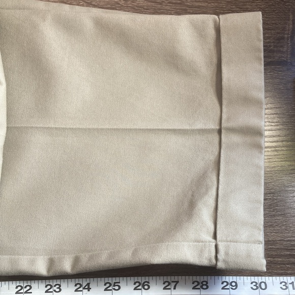 EUC Mens IZOD Pleated Khaki Cuffed Pants Size 32x30 - Picture 7 of 10
